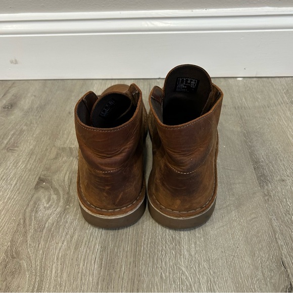 Clark’s Desert Chukka Boot Brown Leather Lace Up Ankle Men’s Size 9 - Picture 4 of 7